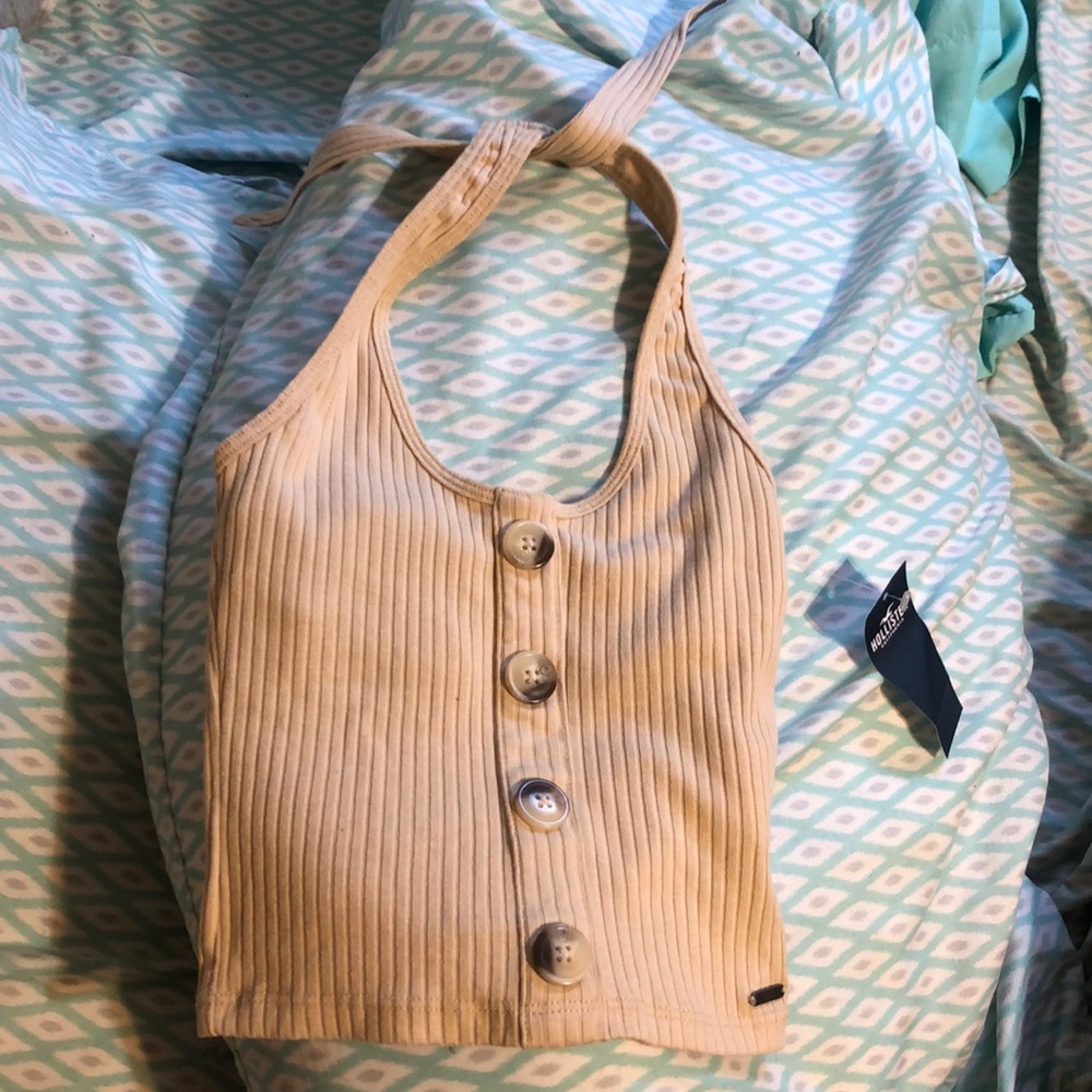 Crop halter top